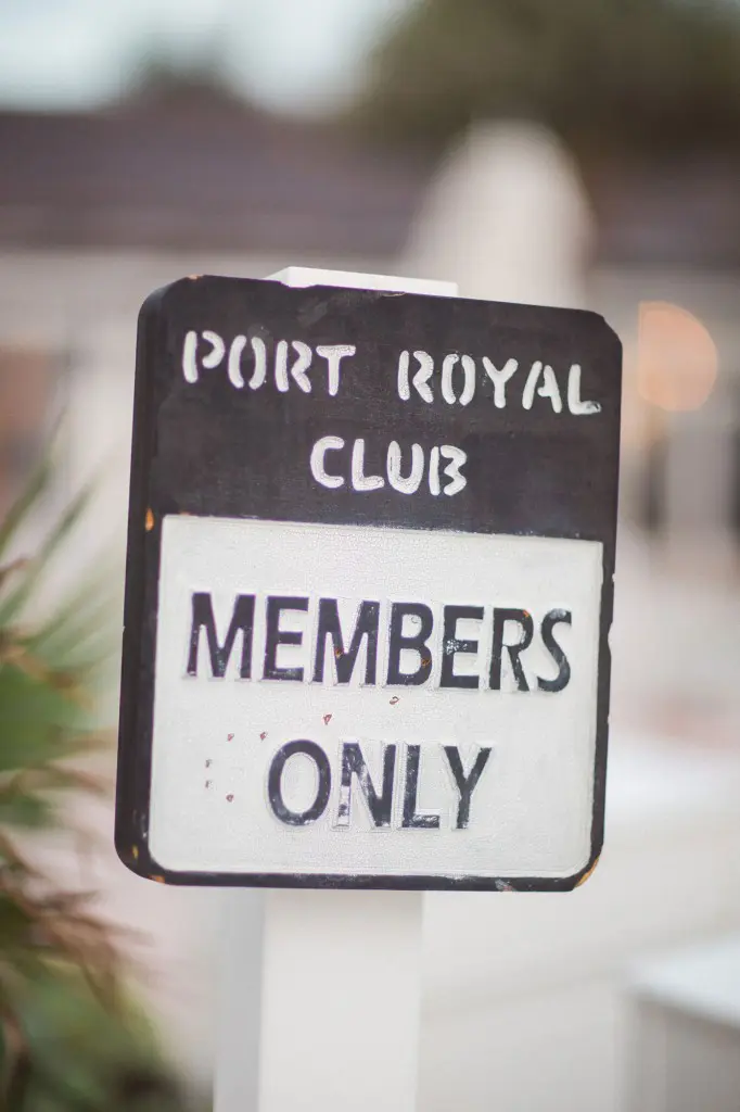 Members Only: A beach club wedding at the Port Royal Club