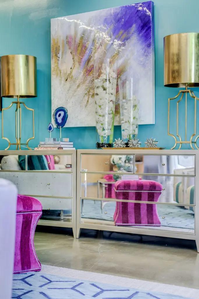 Room vignette created by Shey Geyer of IBB Design Fine Furnishings