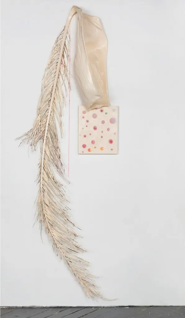 A Fair preview from Fraser's Dallas Art Fair booth: Sarah Cain's "Palm Afterlife," 2015. (Courtesy the artist and Honor Fraser Gallery, photo Joshua White)