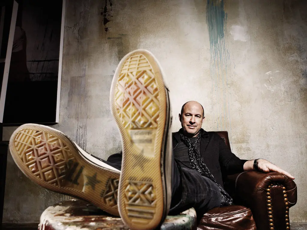 John Varvatos in his Converse (Photo by Clay McBride)