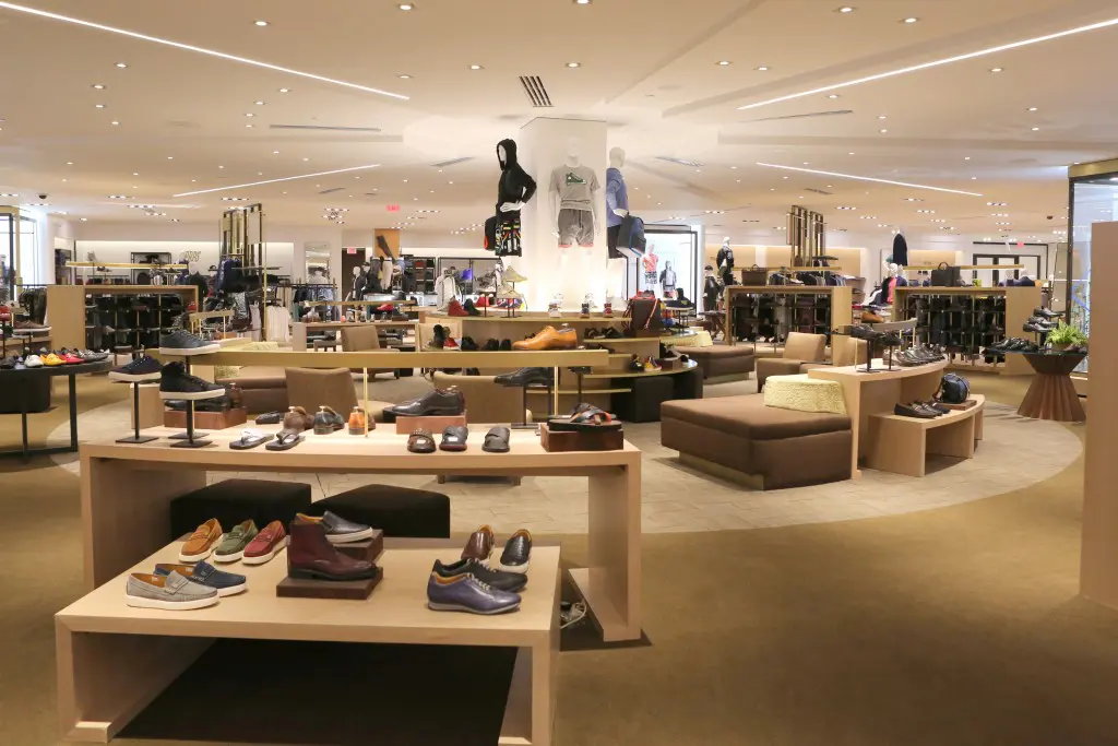 Saks' men's department (Photo by Priscilla Dickson) 