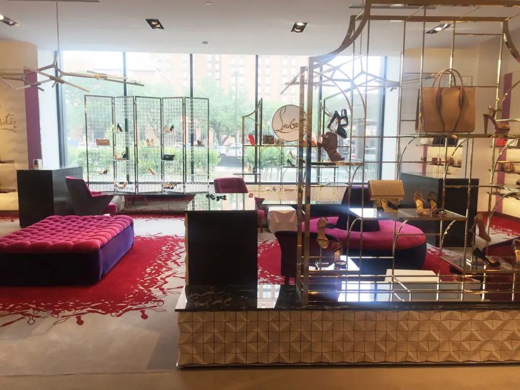 Christian Louboutin's in-store boutique (Photo by Jailyn Marcel)