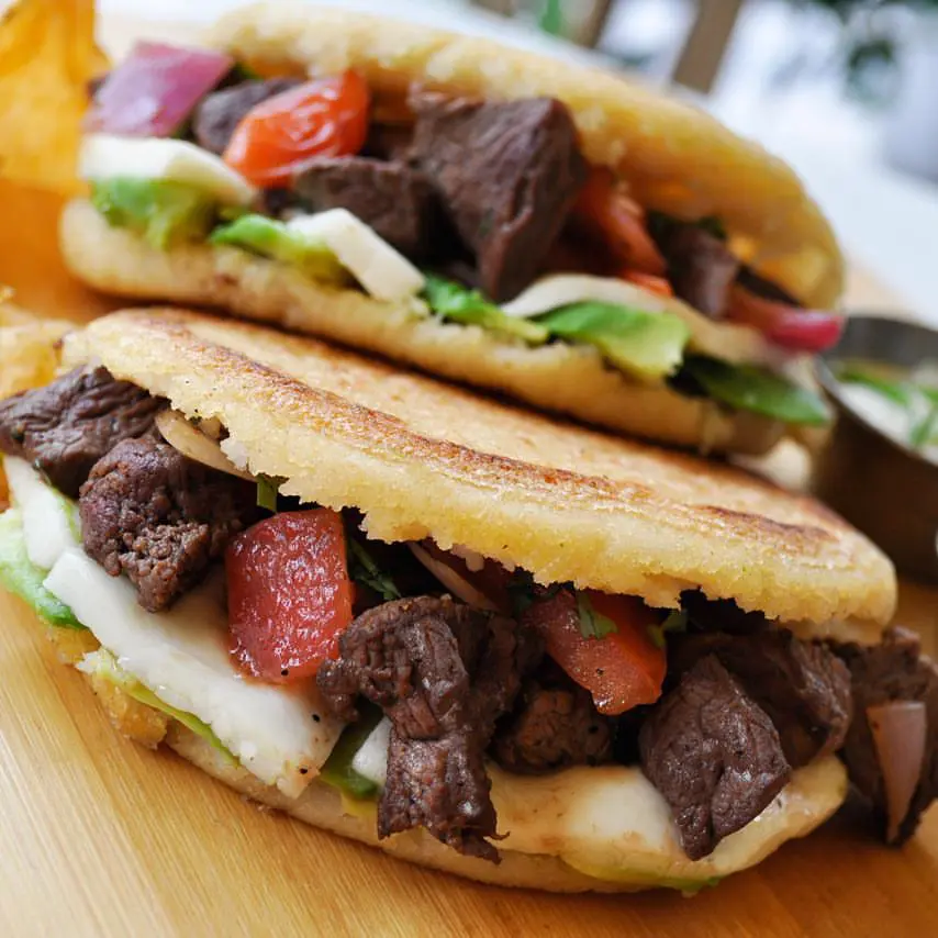 Grab an arepa from Latin Bites.