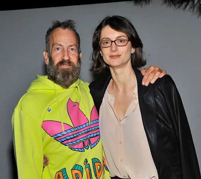 Kenny Scharf and Honor Fraser at a private art dinner in L.A. hosted by the Hammer Museum. Scharf is among the stars of Fraser's stable. (Photo Getty Images)