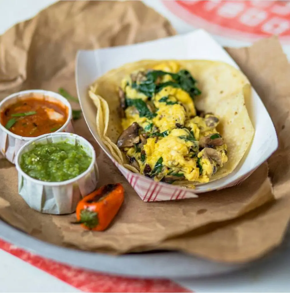 Have breakfast at Tacos A Go Go. 