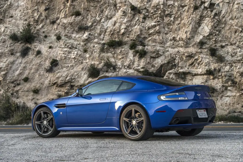 Aston Martin's GTS will take you from 0 to 60 in less than 4 seconds. (Courtesy Aston Martin)