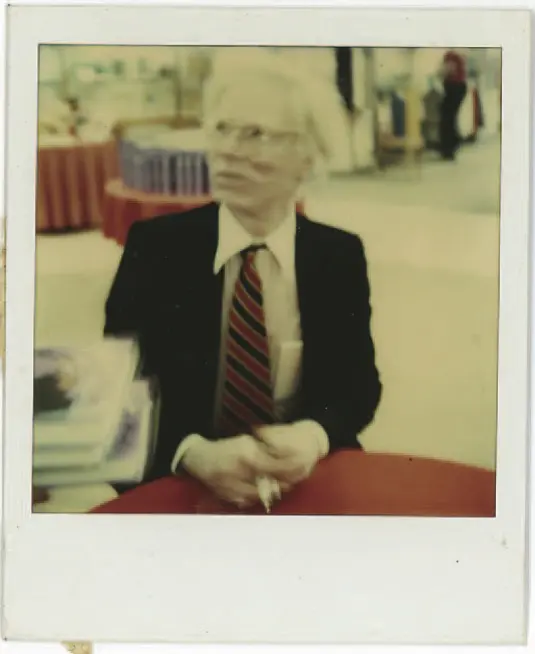 Suzanne Paul's "Andy Warhol," circa 1980s, at Deborah Colton Gallery