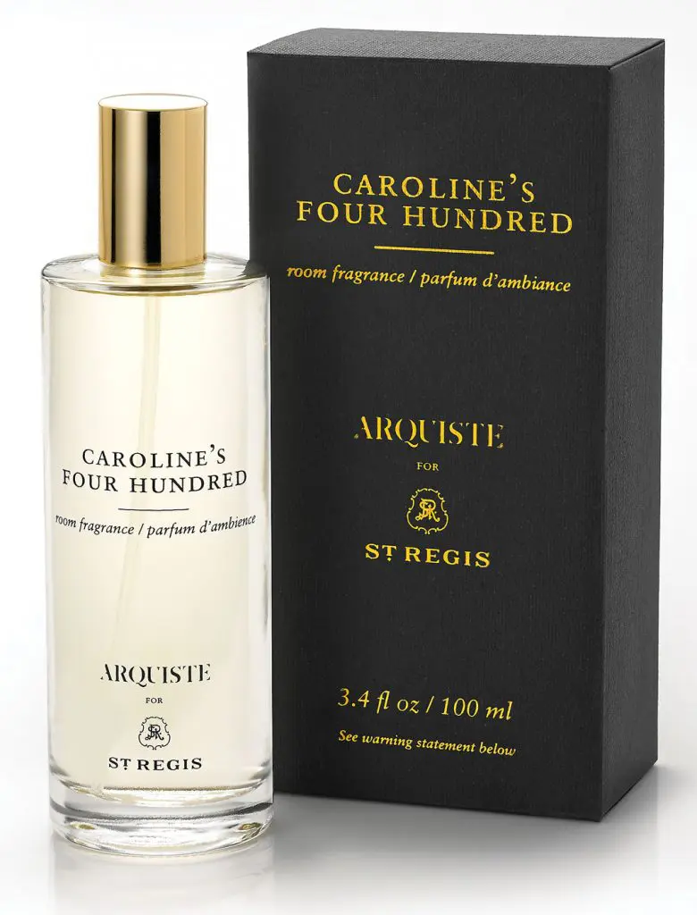 A heady scent: Caroline’s Four Hundred room spray.