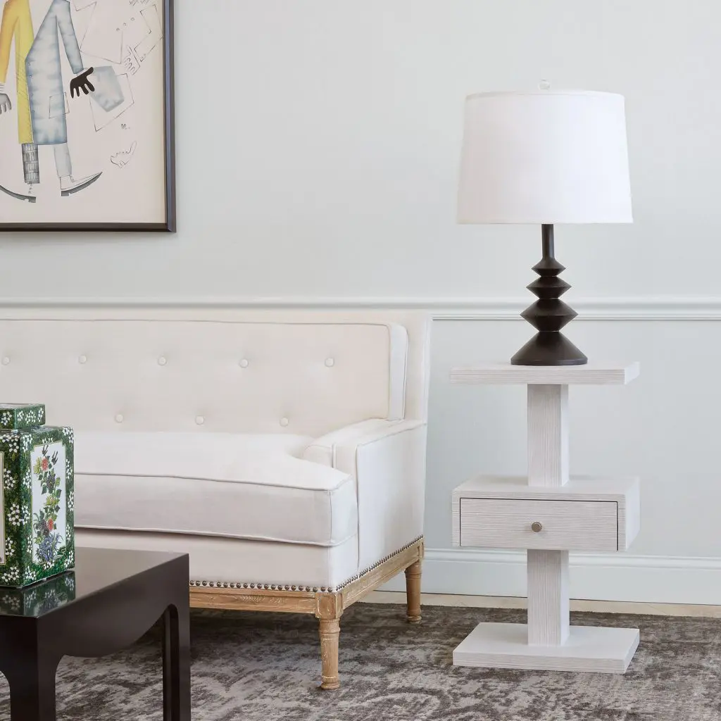 Art Deco-influenced furniture, at Bungalow 5