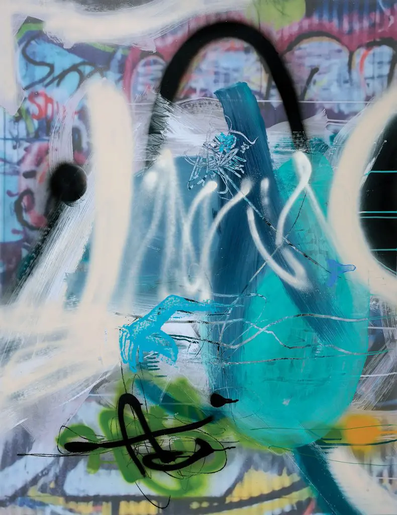 Joey Brock's "Amplified II," 2015, at Craighead Green