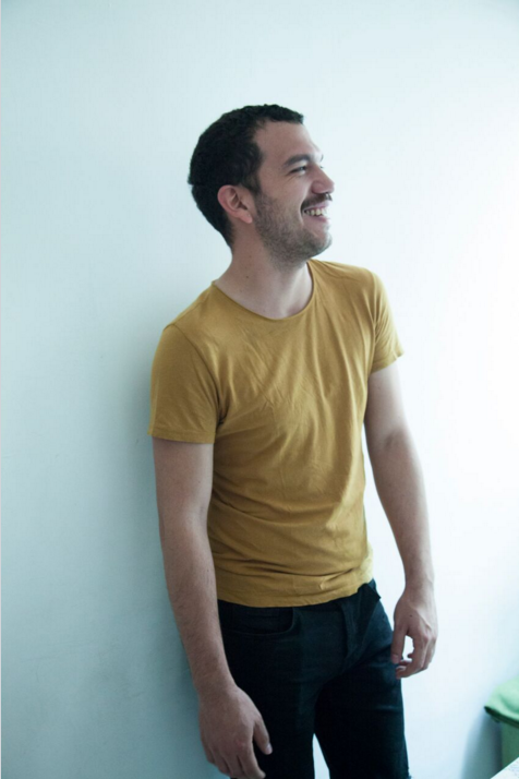 Francisco Cancino,
creative director of Yakampot, in his Colonia Roma studio