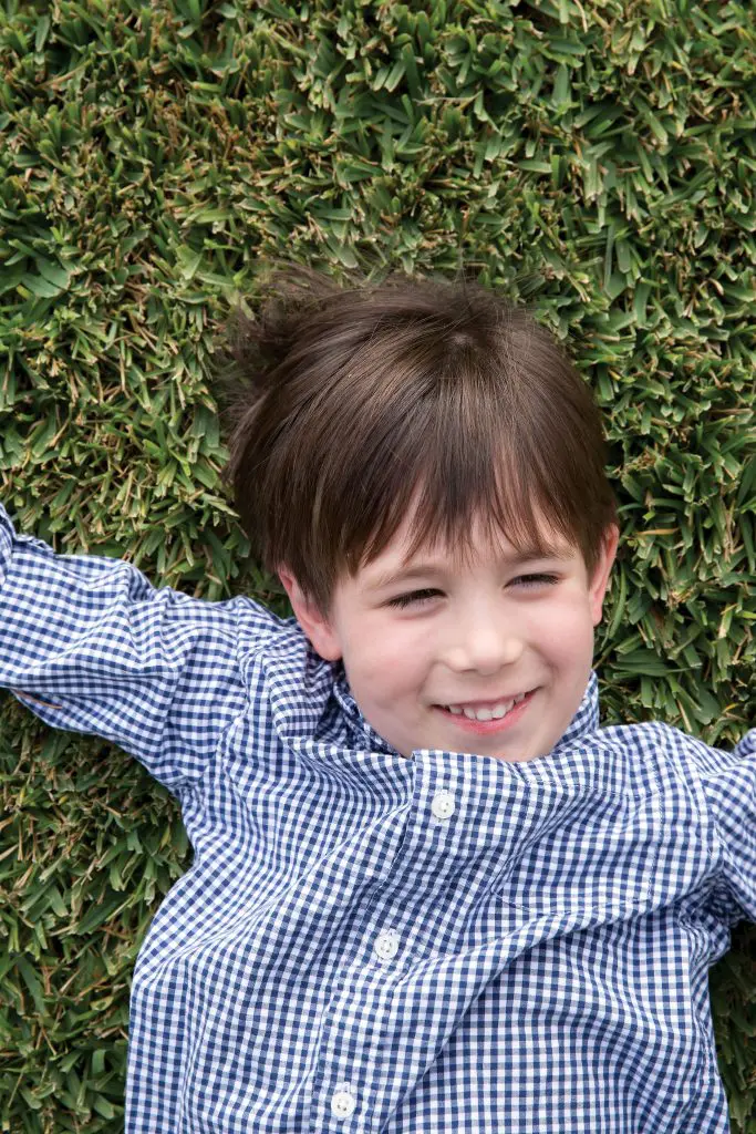 Barton's 4-year-old son Ory