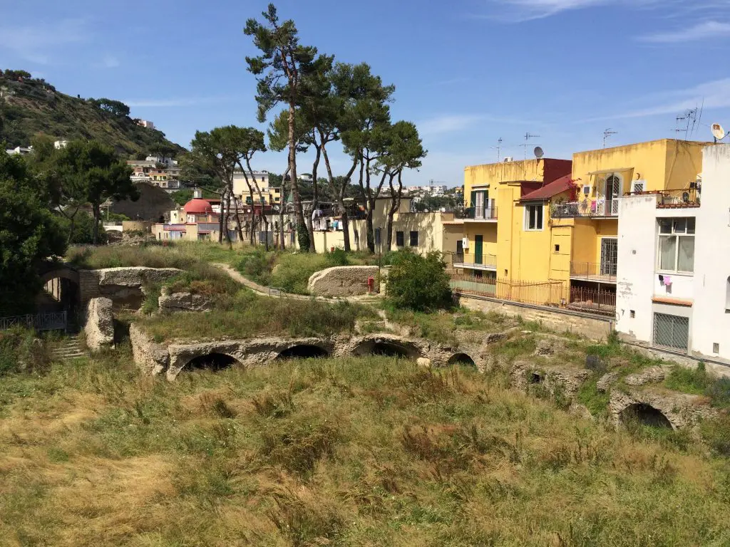 Site of an ancient swimming pool in Baia.