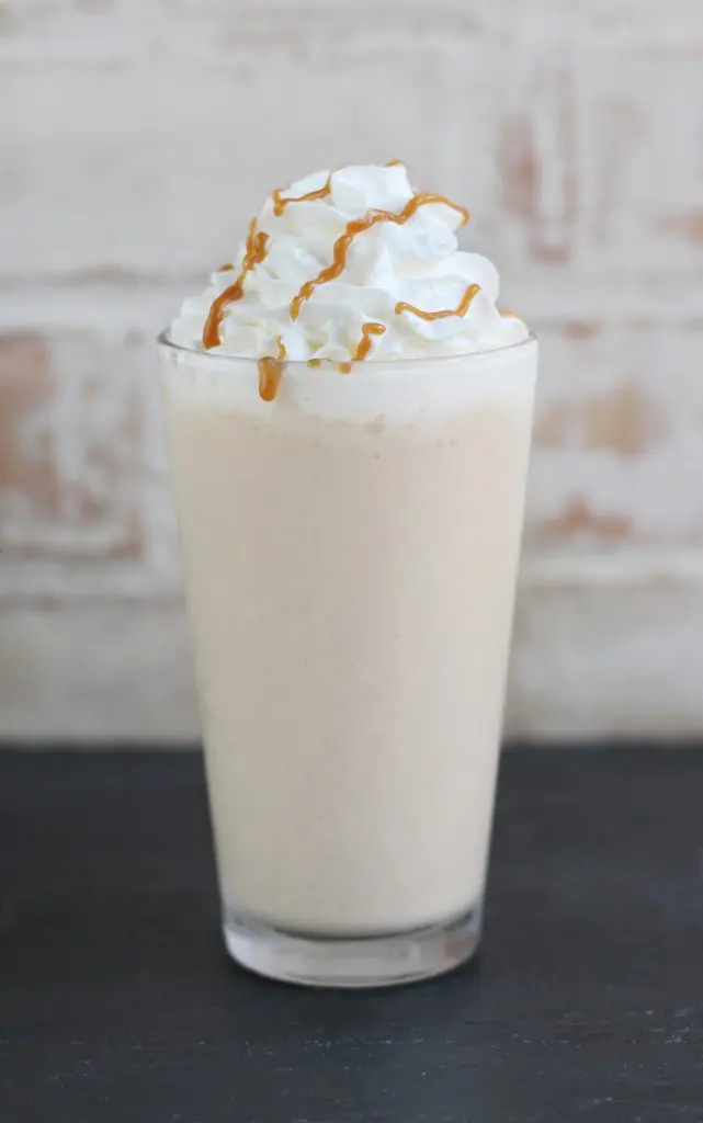 For dessert — a caramel sea salt milk shake