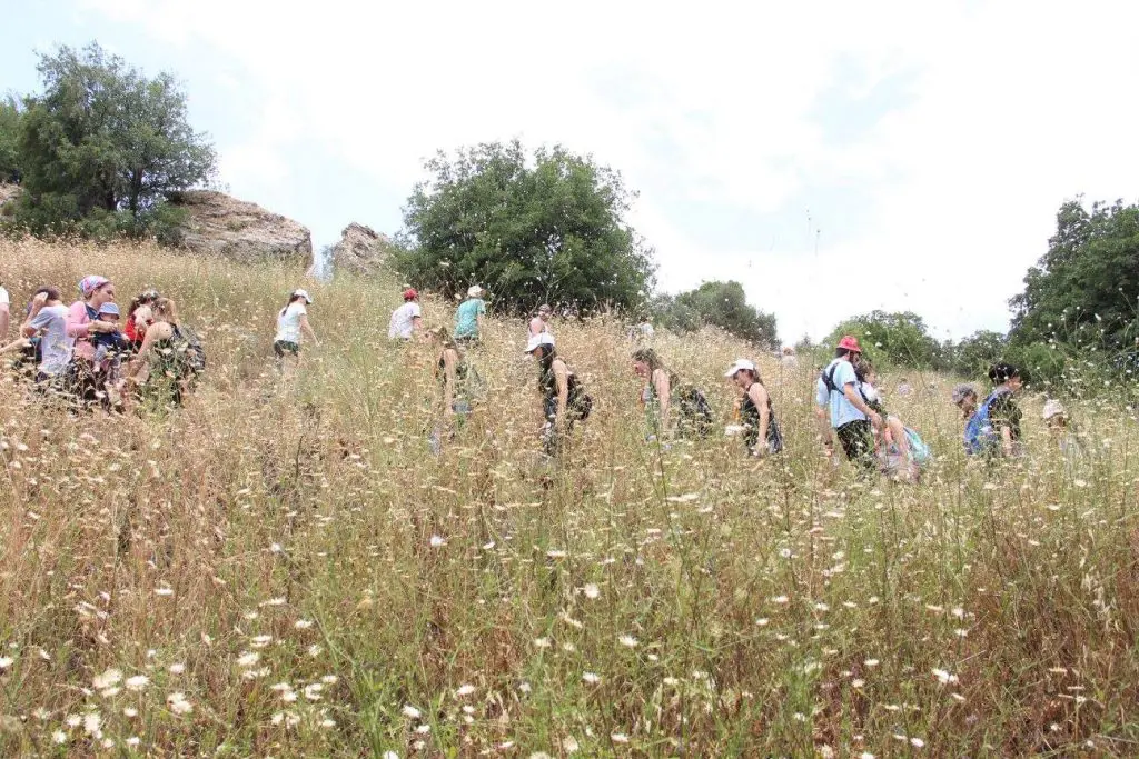 Hike at Banyas Falls. (Photo by Maddie Coughman)