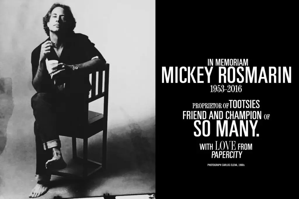 Remembering a Legend: A Tribute to Mickey Rosmarin, a Fashion Champion and Great Friend