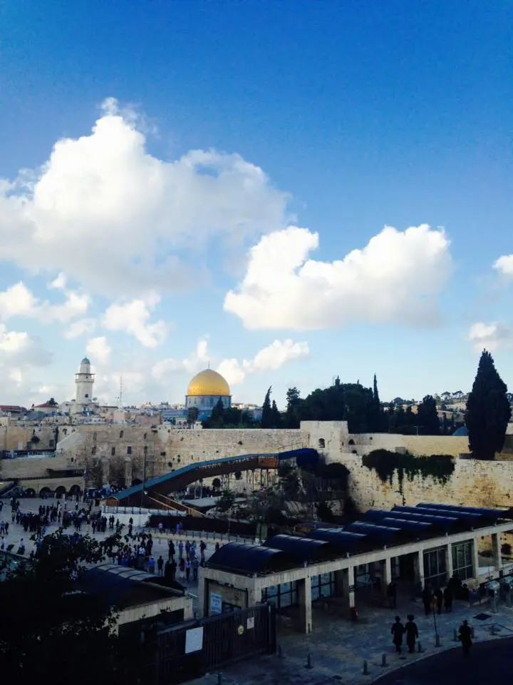 View of The Dome of the Rock in the Old City of Jerusalem. (Photo by Mia Davis)