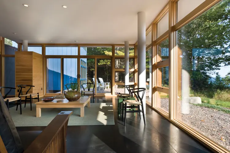 Andersen Architectural Collection E-Series Awning and Picture windows with Pine Interiors.  

New Residential Constructions
Home Style Modern