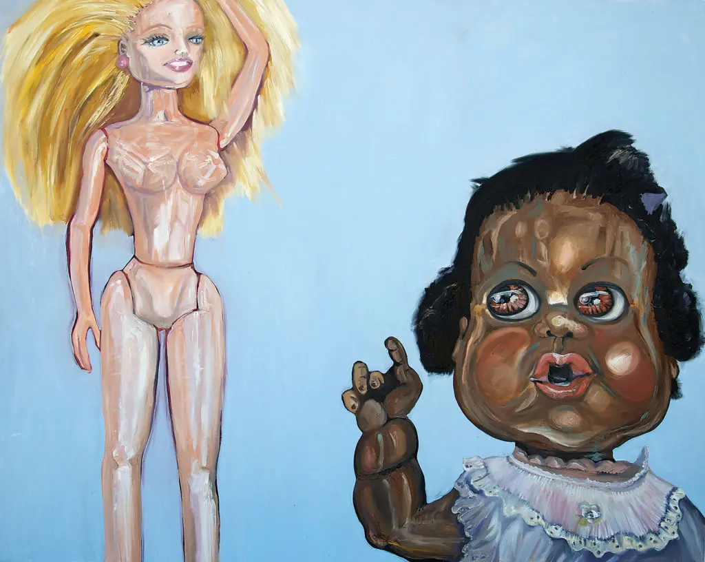 Thedra Cullar-Ledford’s "Blondes Have More Fun," 2011, at CAMH