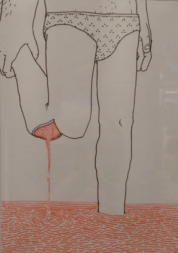 Blu's drawings on exhibiton in Street Art-Banksy & Co.