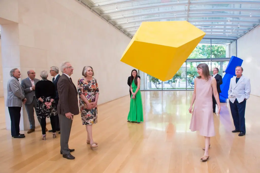 A Powerhouse Arts Crowd Marvels at the Stunning Sculptures of a New Dallas Exhibit