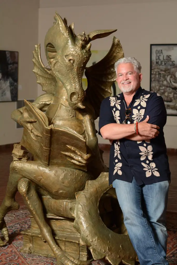 Artist Gary Lee Price brought Delbert to vivid life.