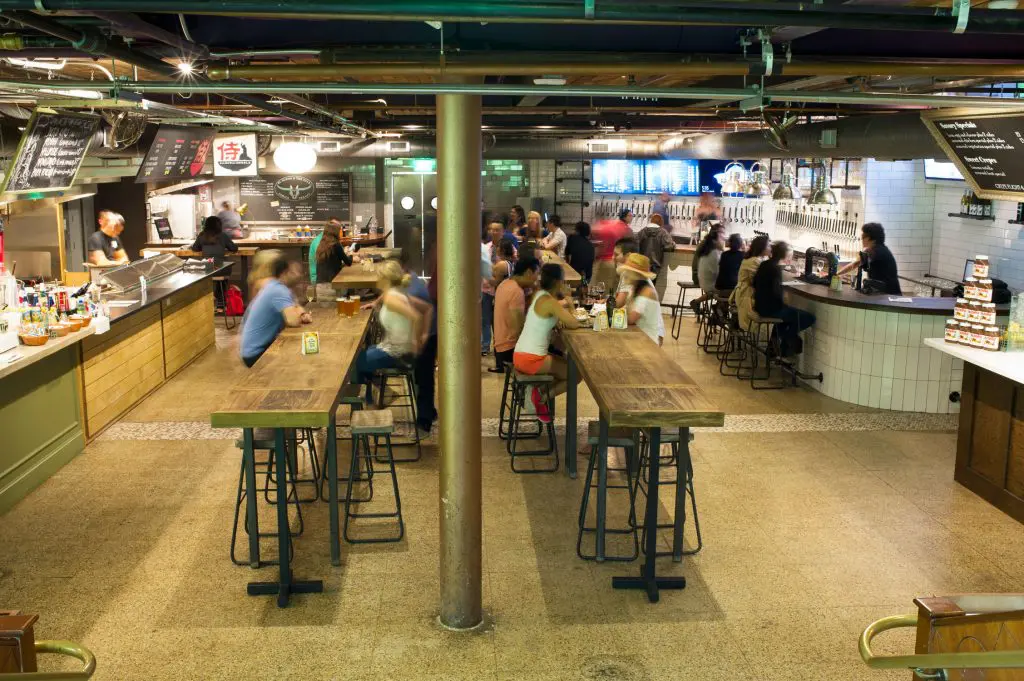 Conservatory was Houston's first underground food hall and beer garden. 