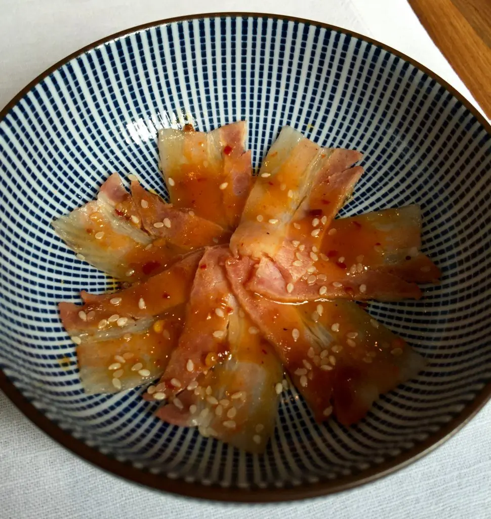 Thin pork belly