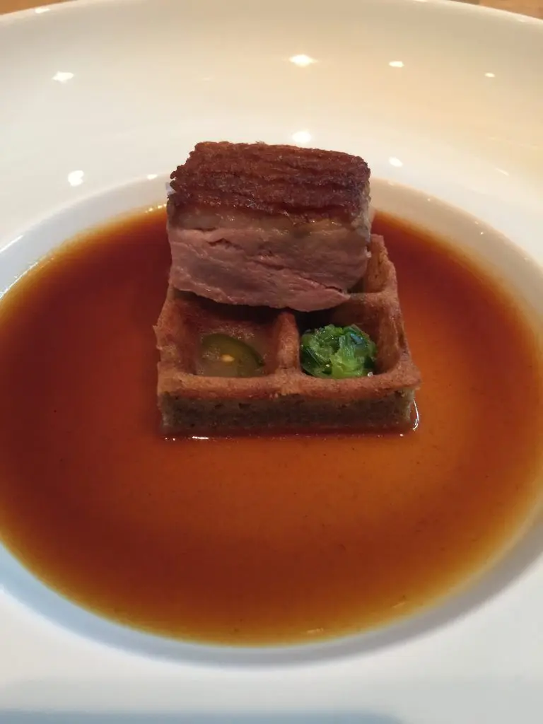 Duck and waffle