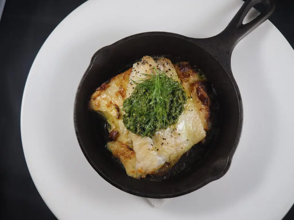 Pan-roasted grouper
