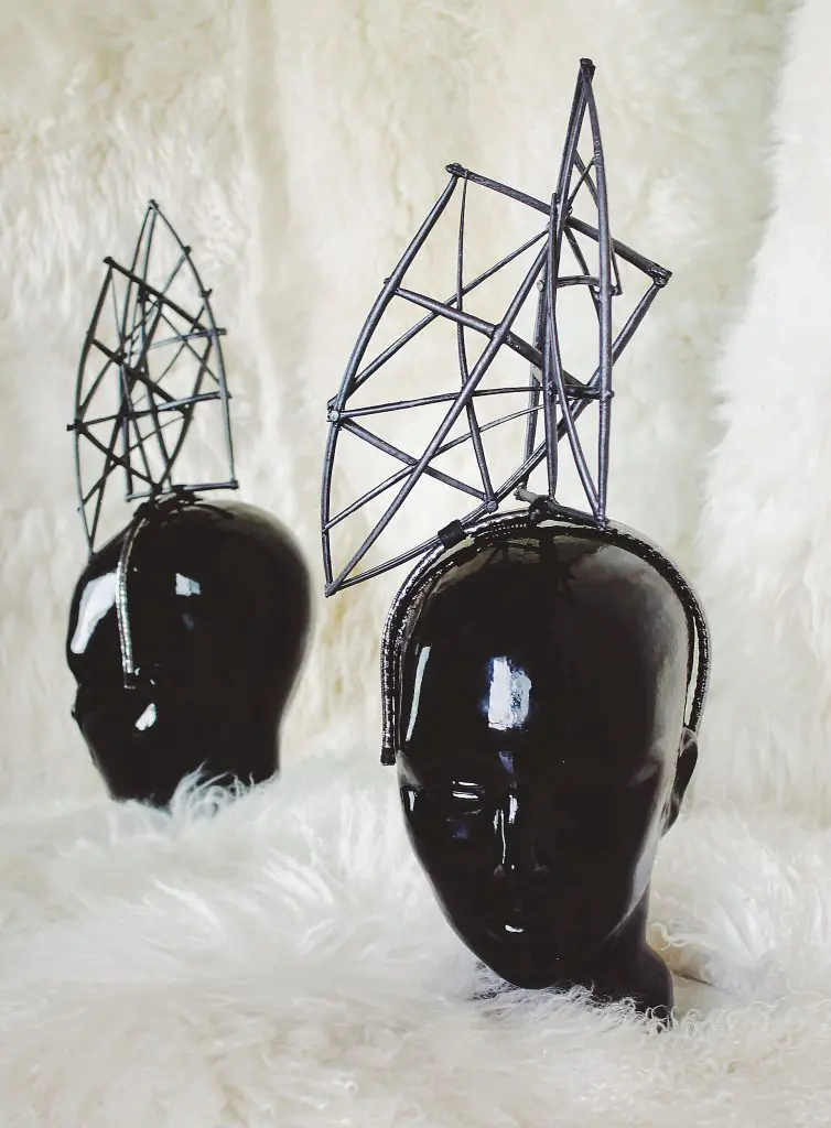 Dan & Joseph Trellis fascinators, $500.
