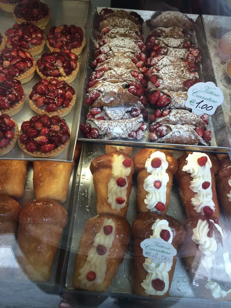 Neopolitian pastries are the lightest and best of any in which we indulged.
