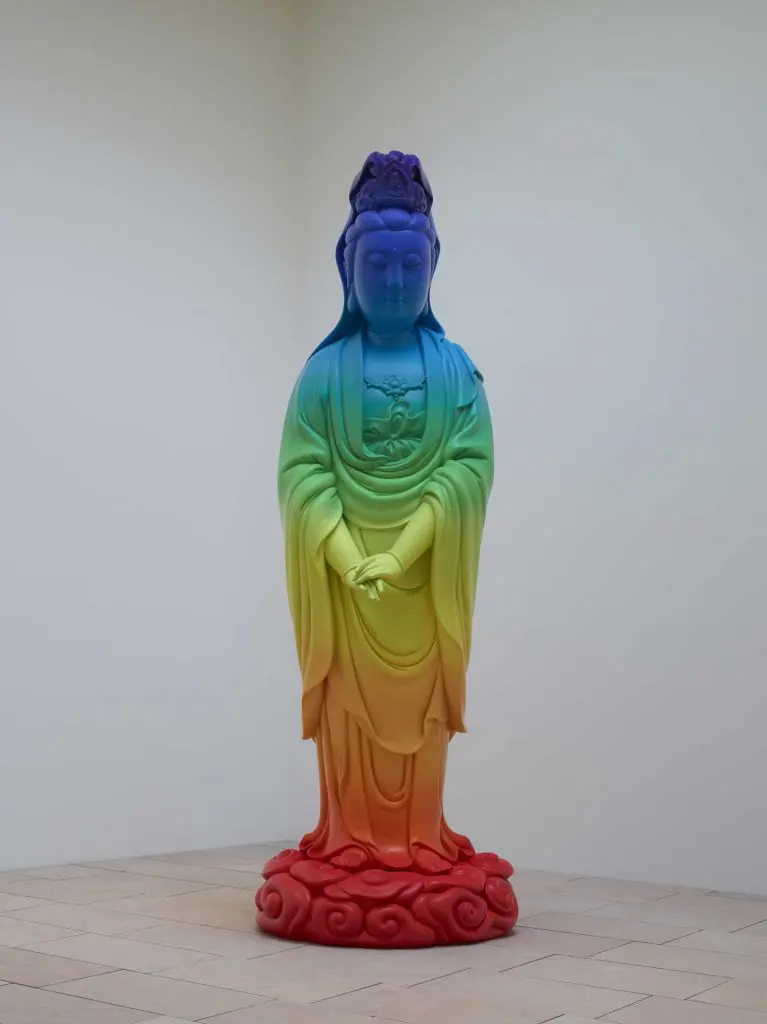 A piece by artist Xu Zhen in the show “A Choice of Chinese Works,” on view at the Fondation Louis Vuitton