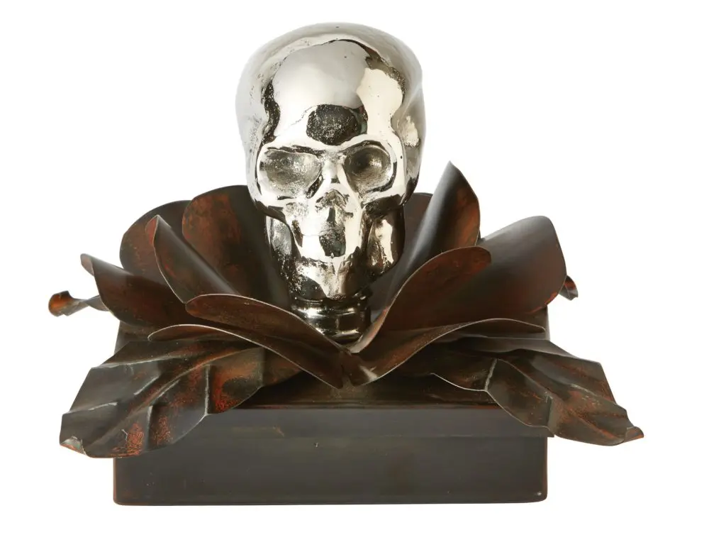 Santa Catarina hammered-iron box, $595