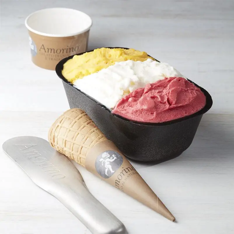 You can even take Amorino's gelato to-go. 