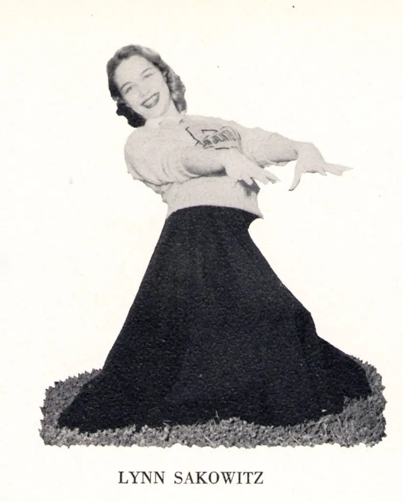 Lynn Wyatt's chearleading photo was featured in the 2004 installment of Social Soup! 