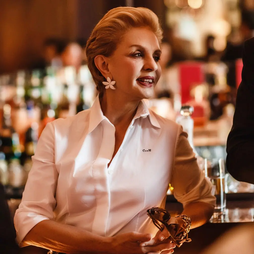 Carolina Herrera receives the Neiman Marcus Award for Distinguished Service in the Field of Fashion this year.