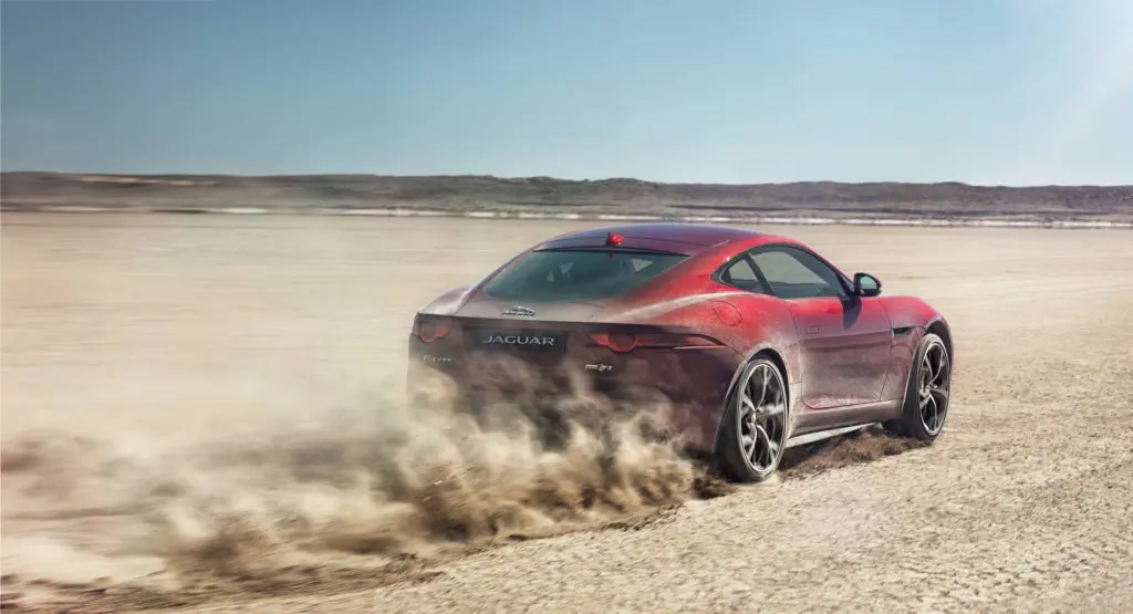 F-Type power: What they'll see when driving behind you.