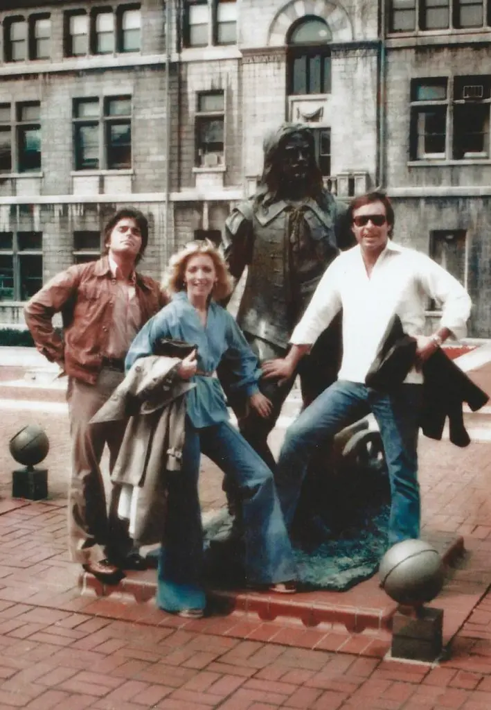 Rick Rogers, Jan and Jim Showers at Hotel Frontenac, Quebec City, 1975 (Photo courtesy Jan Showers)