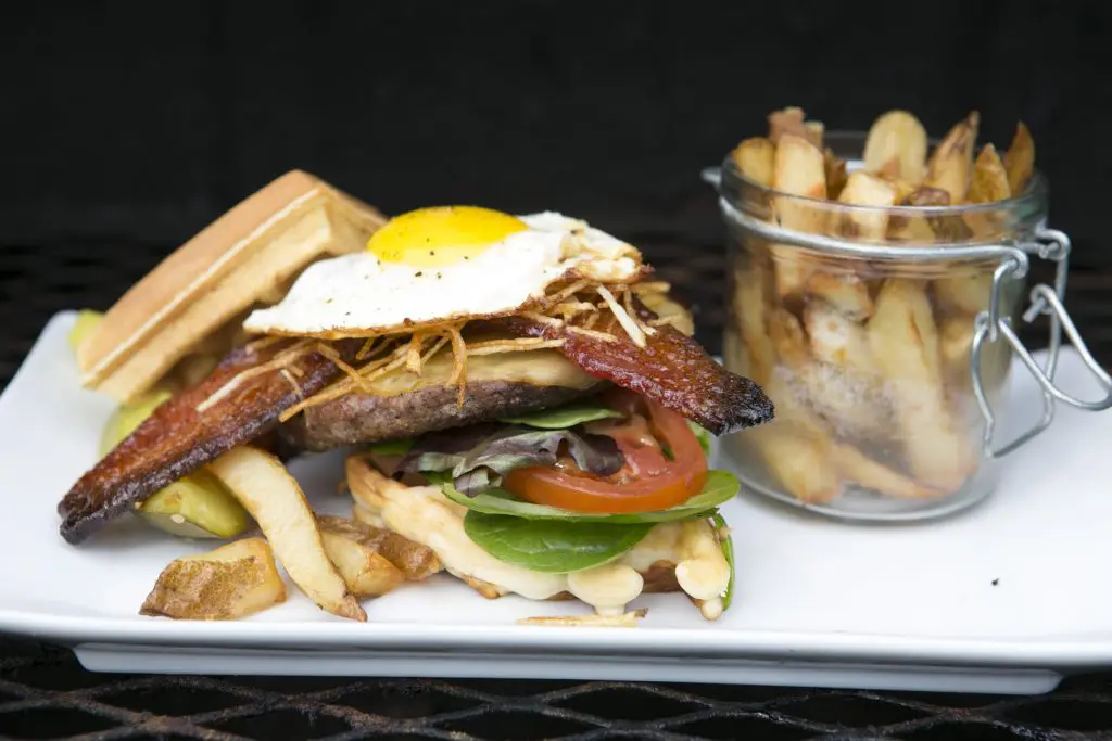 Craft Burger Food Truck's Morning After Burger 