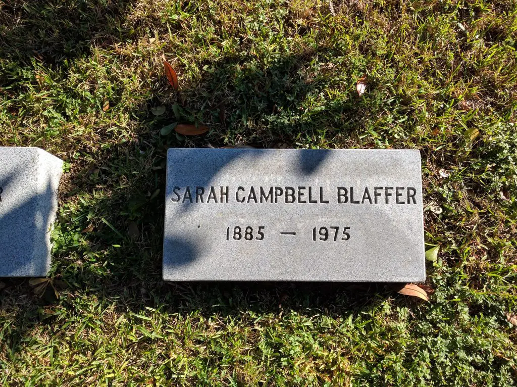Notable art patroness Sarah Campbell Blaffer rests in peace at Glenwood.