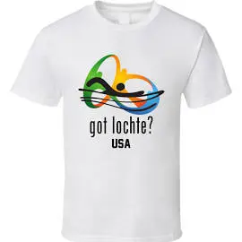 Show off your swimmer muscles in this Lochte tee. Just, no speedos while trick-or-treating. 