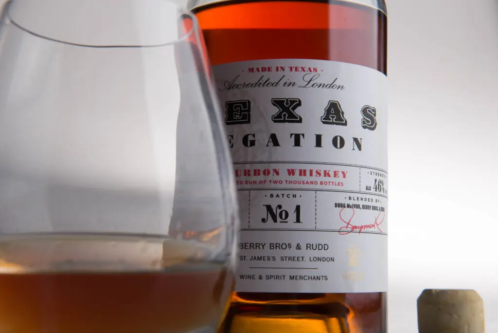 A Legendary British Wine & Spirit Merchant Unveils a New Texas Bourbon, But Texans Can’t Have It