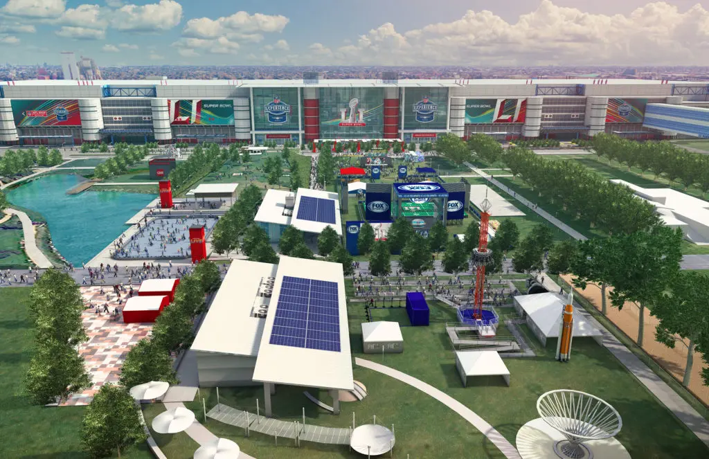 Houston’s Super Bowl Brings a Virtual Reality Rocket Ship Thrill Ride to Discovery Green — and It’s Free: Who Needs AstroWorld?
