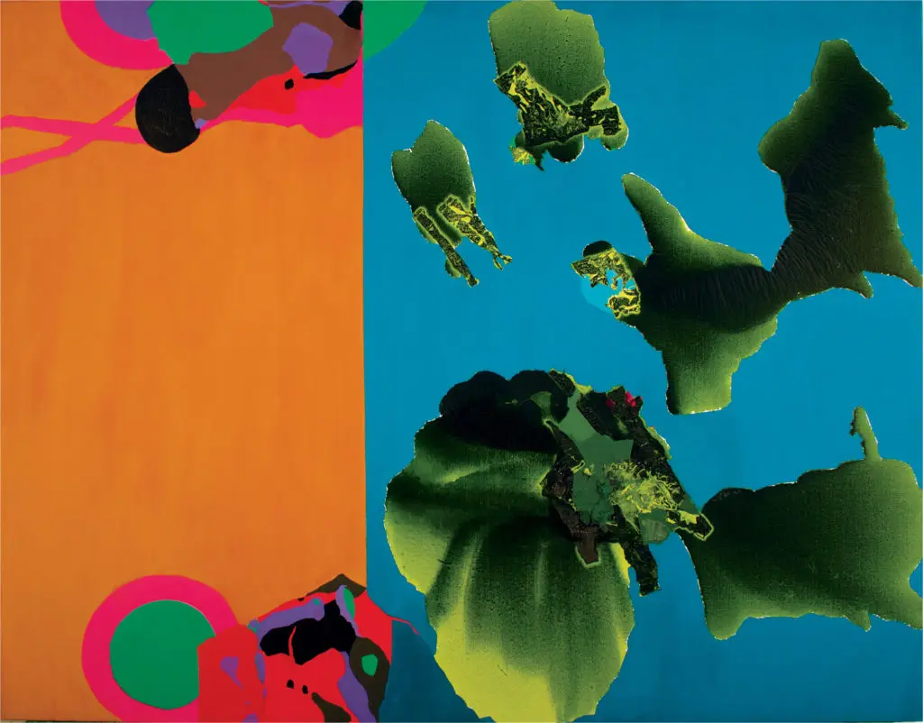  Courtesy AMST, Corpus Christi
Dorothy Hood’s Untitled, late 1980s, at Art Museum of South Texas, Corpus Christi