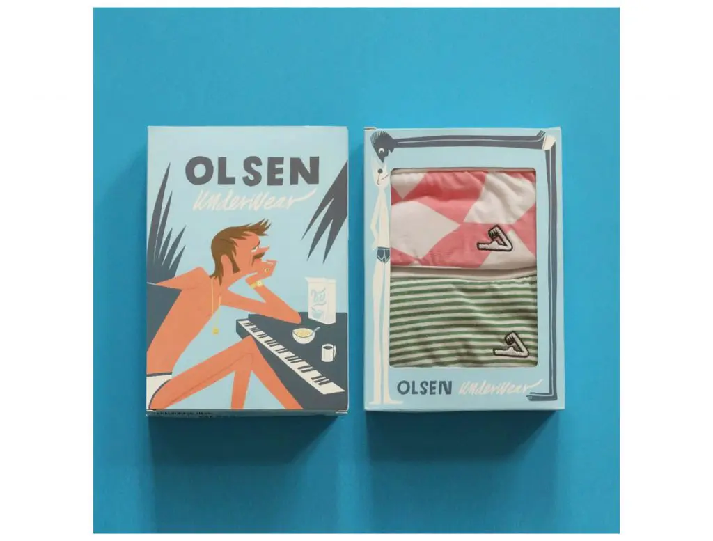 The eccentric Norwegian electronic musician behind the ubiquitous “Inspector Norse” adorns his name on some fab and colorful underwear. £25, or about $31.