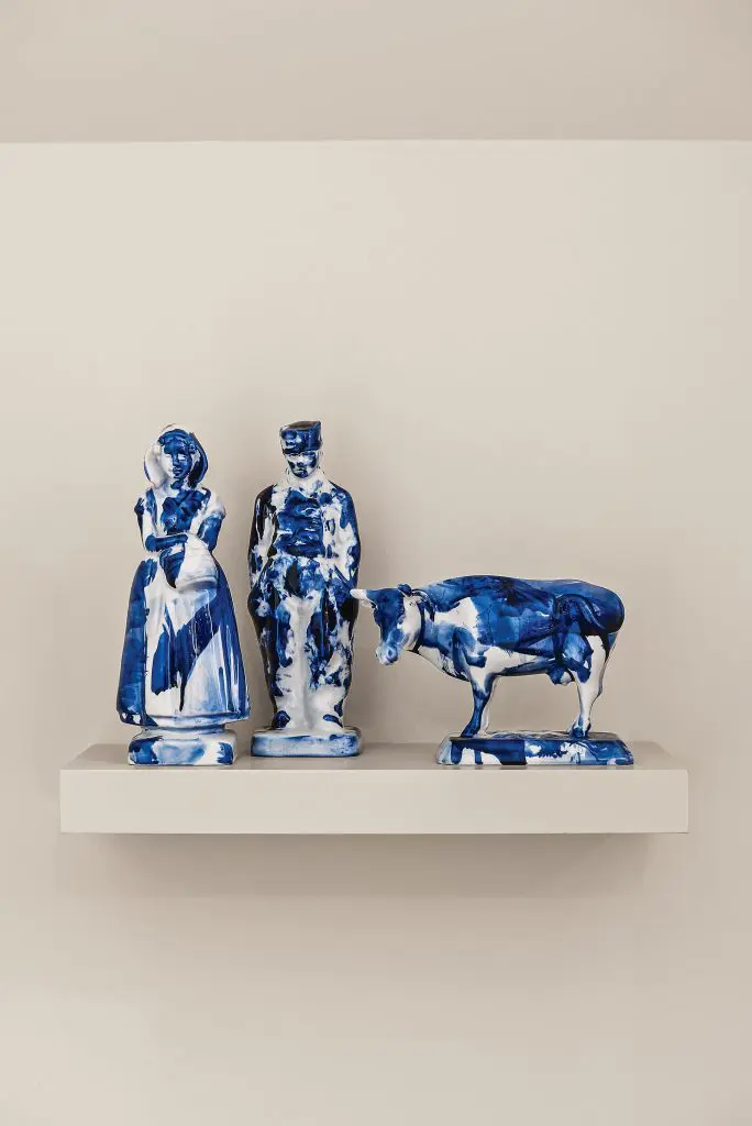 Marcel Wanders’ One Minute Delft Blue figures from Amsterdam.