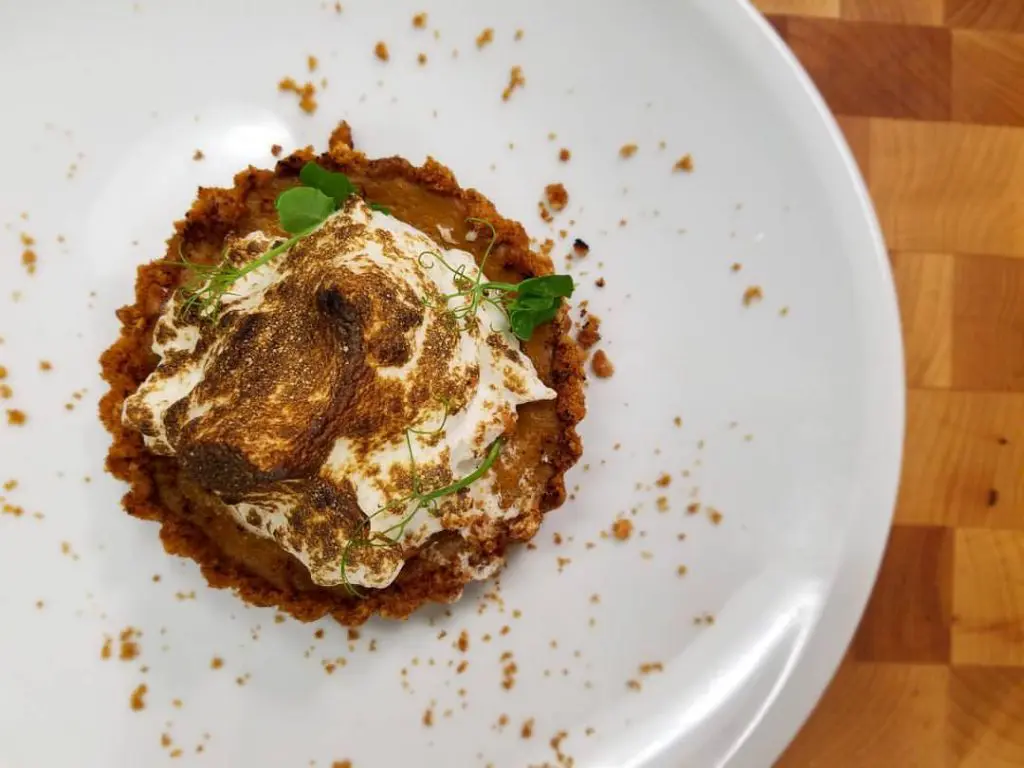 End your meal at Killen's STQ with a pumpkin meringue tart. (Photo courtesy Killen's STQ) 