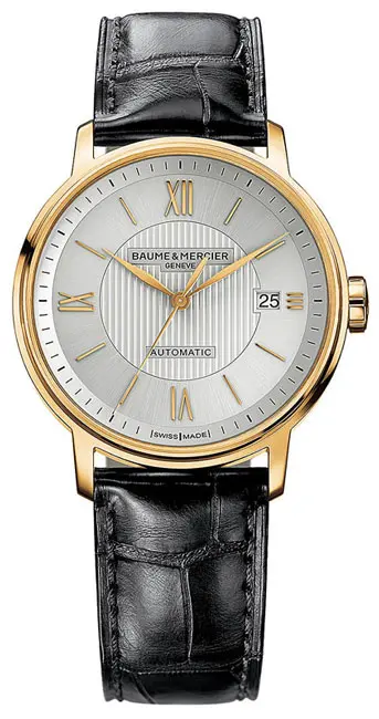 Baume & Mercier Classima in rose gold, $5,750, at Ben Bridge, Zadok Jewelers, Eiseman Jewels.