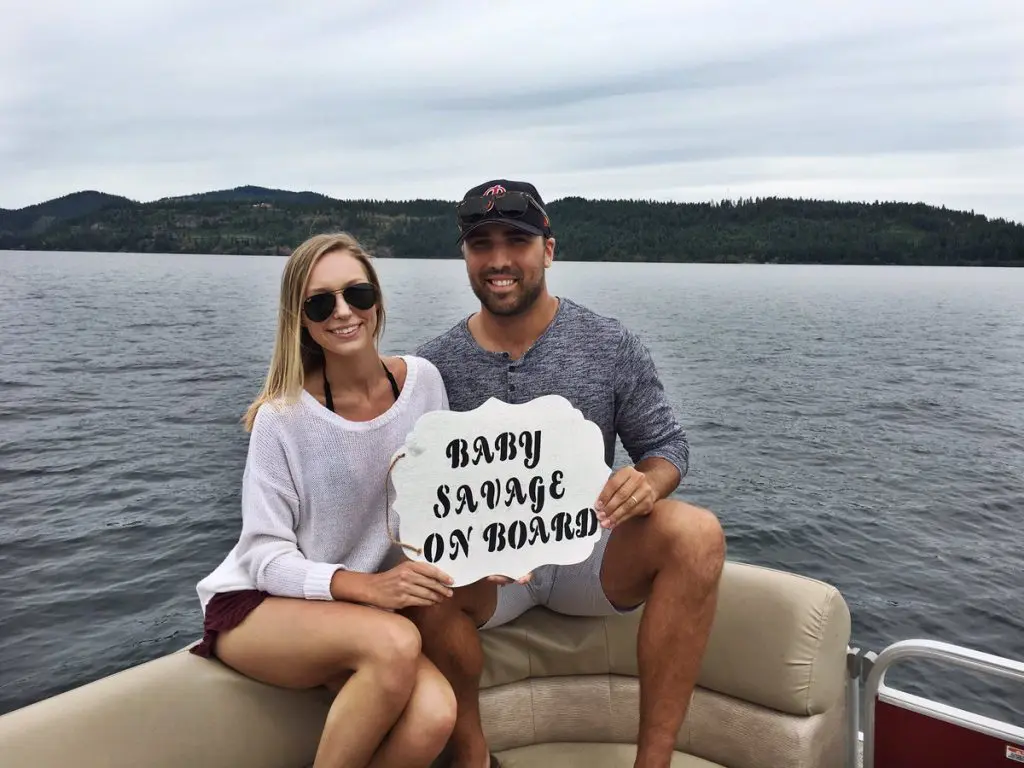 Tom Savage and his wife Catherine have a young baby. @TomSavage03